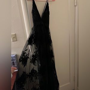 Black long dress